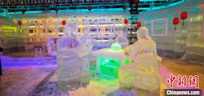 冰雕园。 李洁军 摄