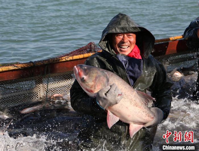 安徽明光女山湖冬捕节开幕：助力渔业振兴