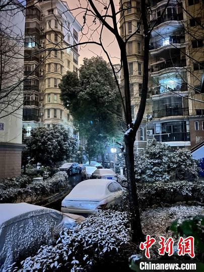 银装素裹武汉迎2023年首场降雪