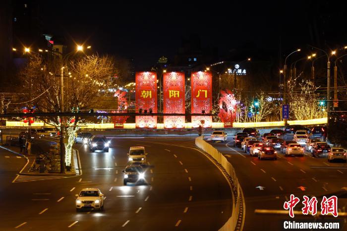 点亮百余个街巷胡同北京朝阳区春节景观全面亮灯