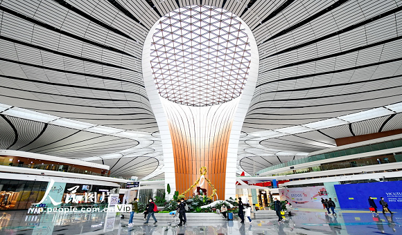 北京大兴国际机场客流增多