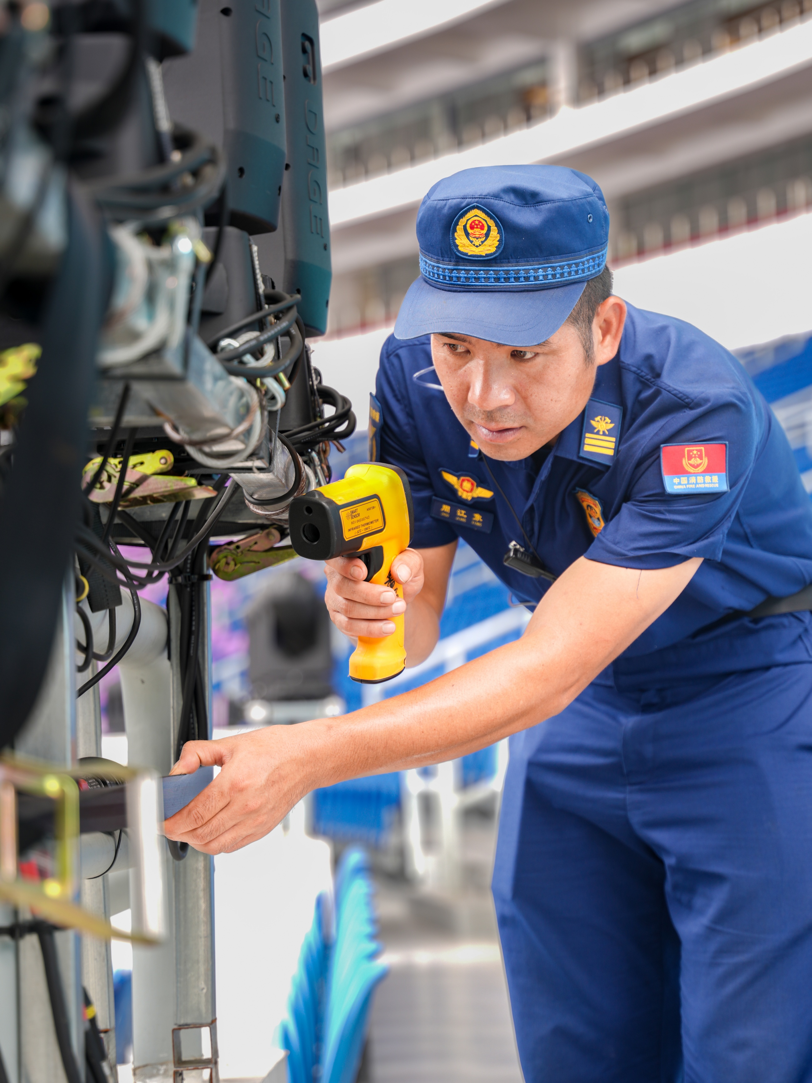 广州消防构建立体化、智能化的安全防护网。广州市消防救援支队供图